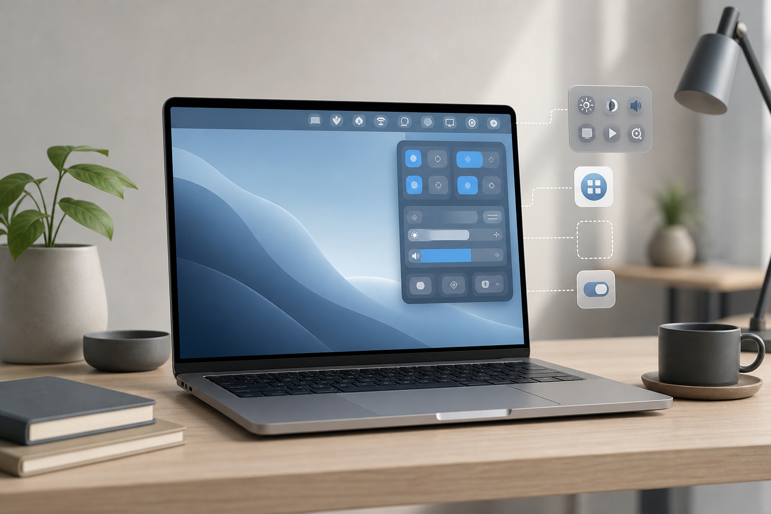 Illustration for How to Customize the Menu Bar and Control Center on Mac
