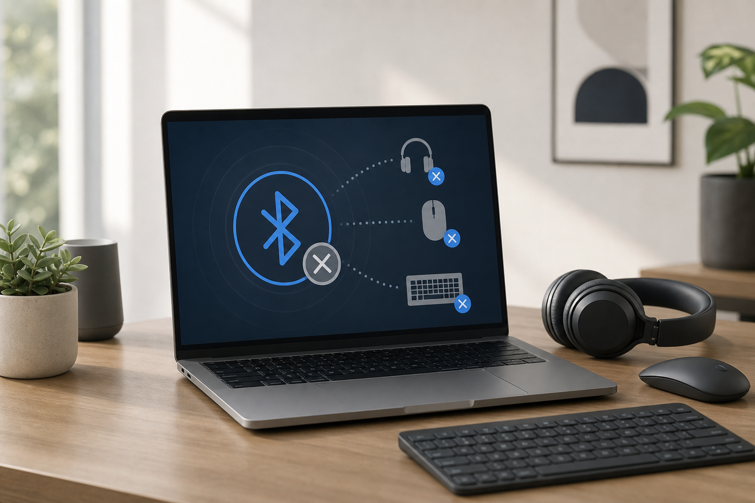 Illustration for How to Fix Bluetooth Not Working on a Mac