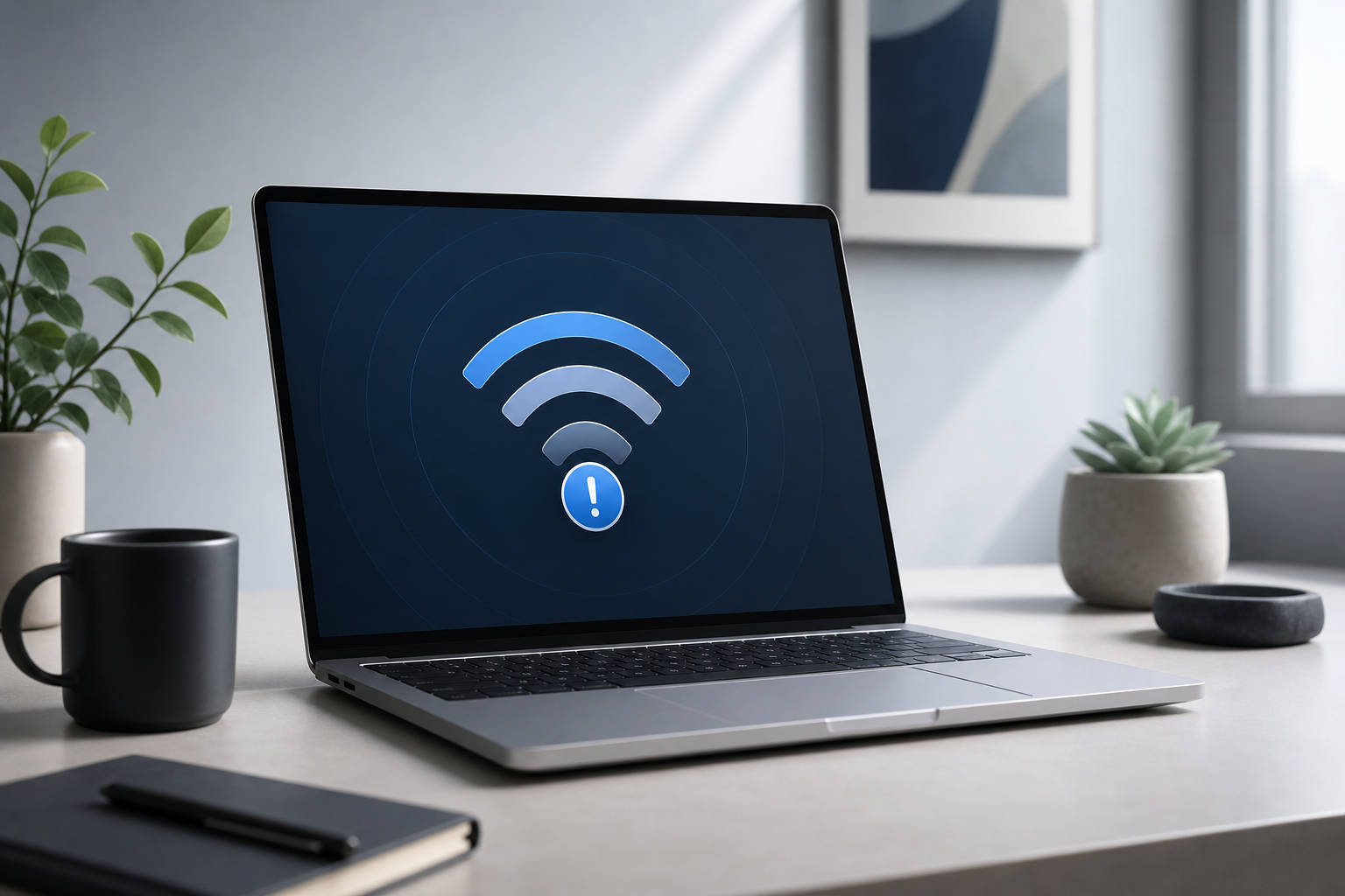 Illustration for How to Fix Wi-Fi Problems on a Mac