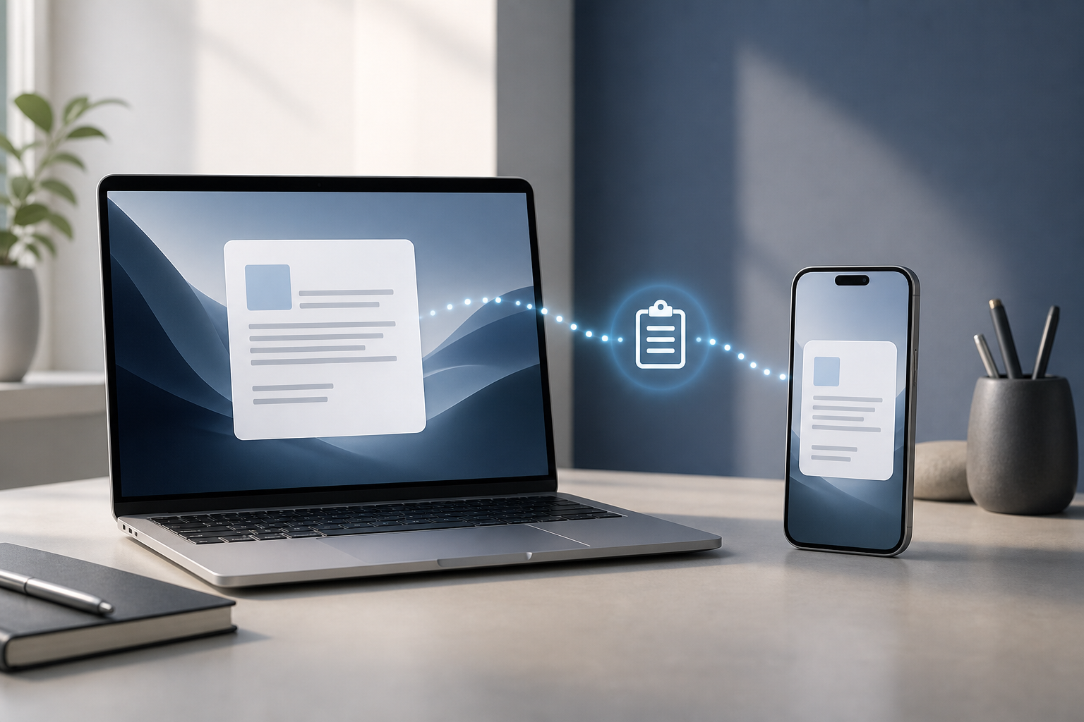 Illustration for How to Use Universal Clipboard Between Mac and iPhone