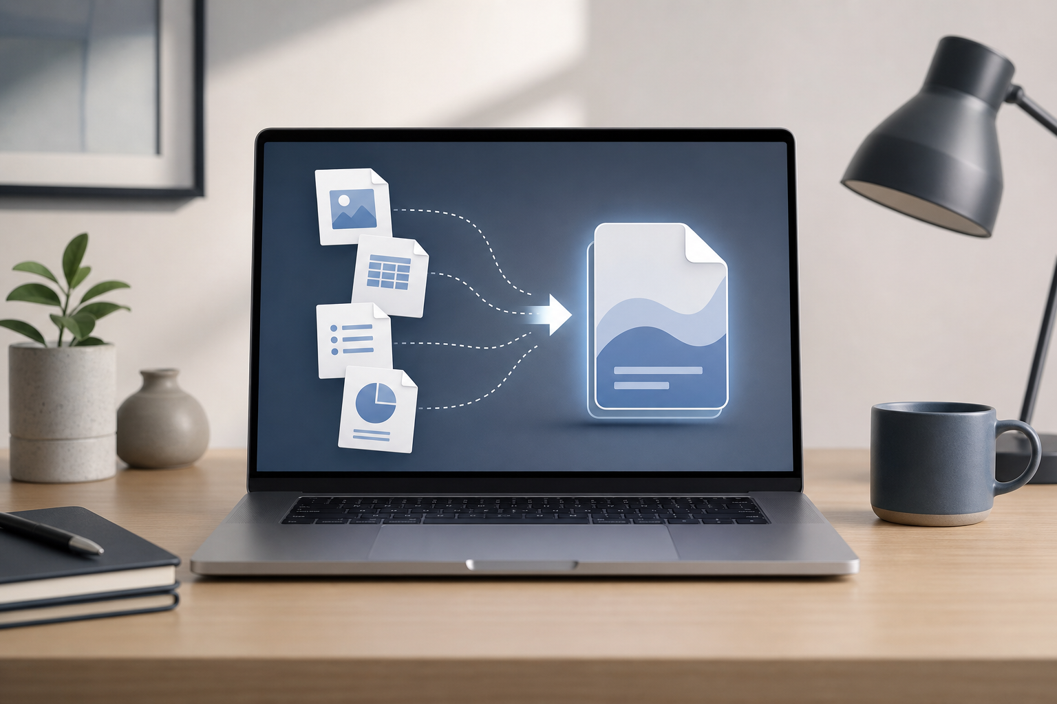 Illustration for How to Combine Multiple Files into One PDF on Mac