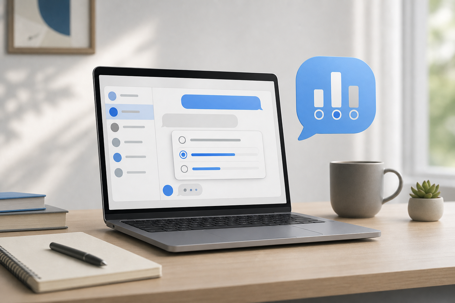 Illustration for How to Create Polls in Messages on a Mac