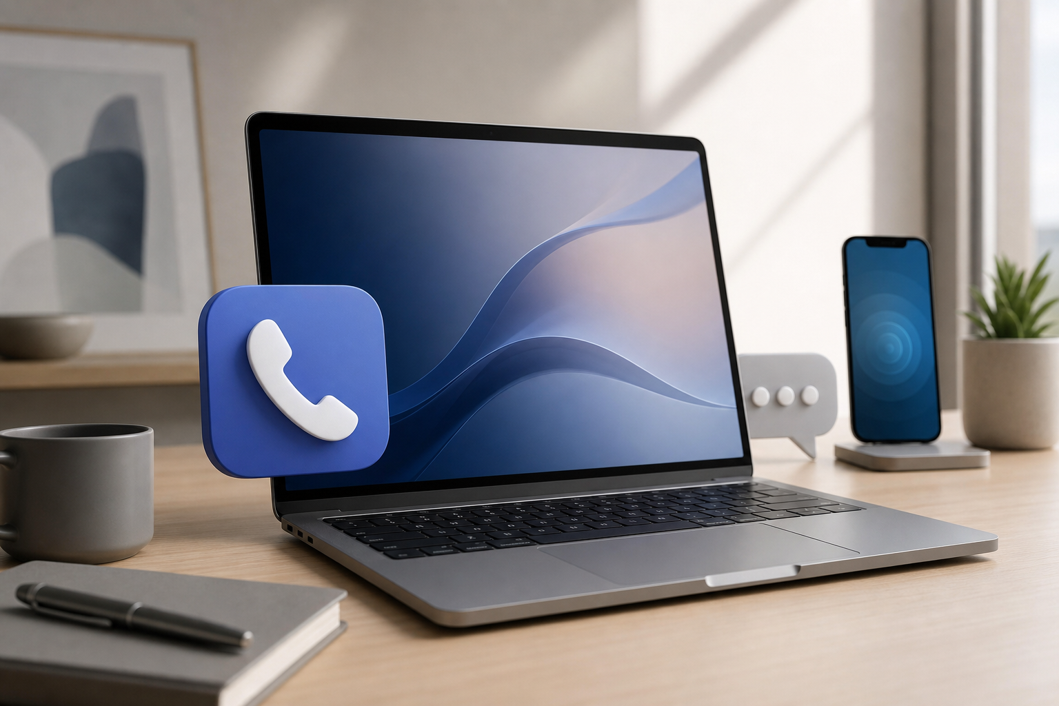 Illustration for How to Make and Receive Phone Calls on a Mac