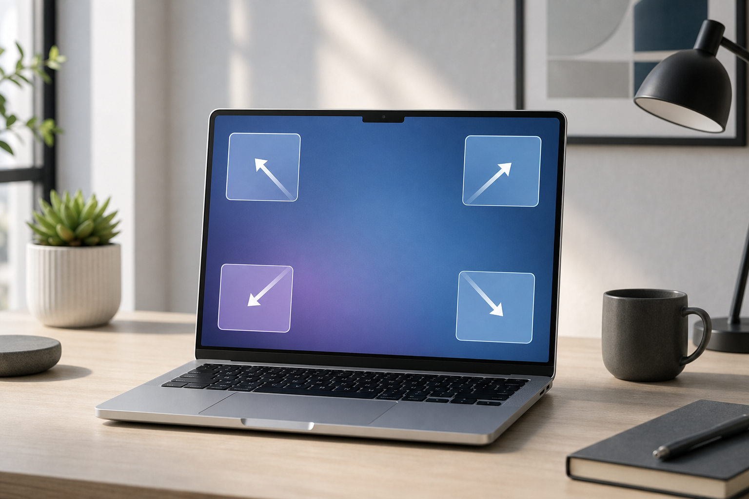 Illustration for How to Set Up Hot Corners on a Mac