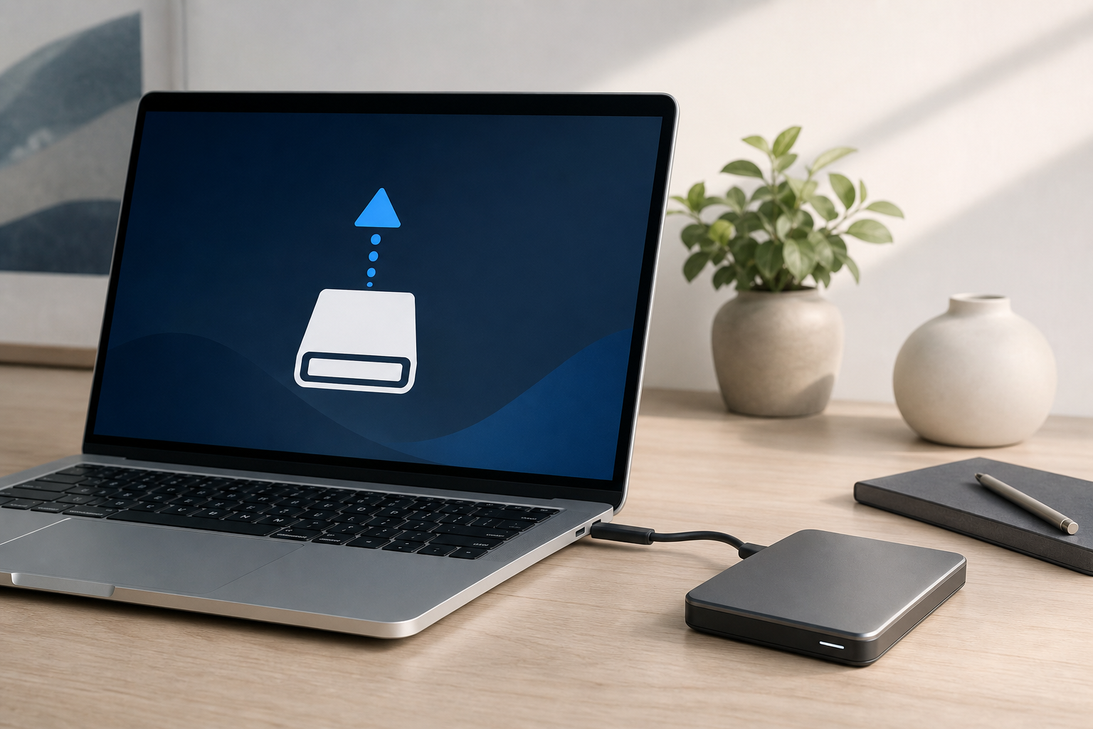 Illustration for How to Safely Eject an External Drive on a Mac