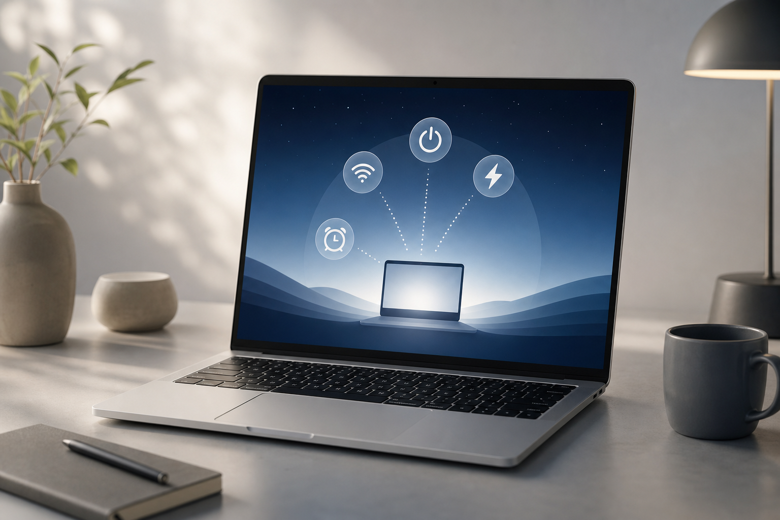 Illustration for How to Check What Woke Your MacBook from Sleep