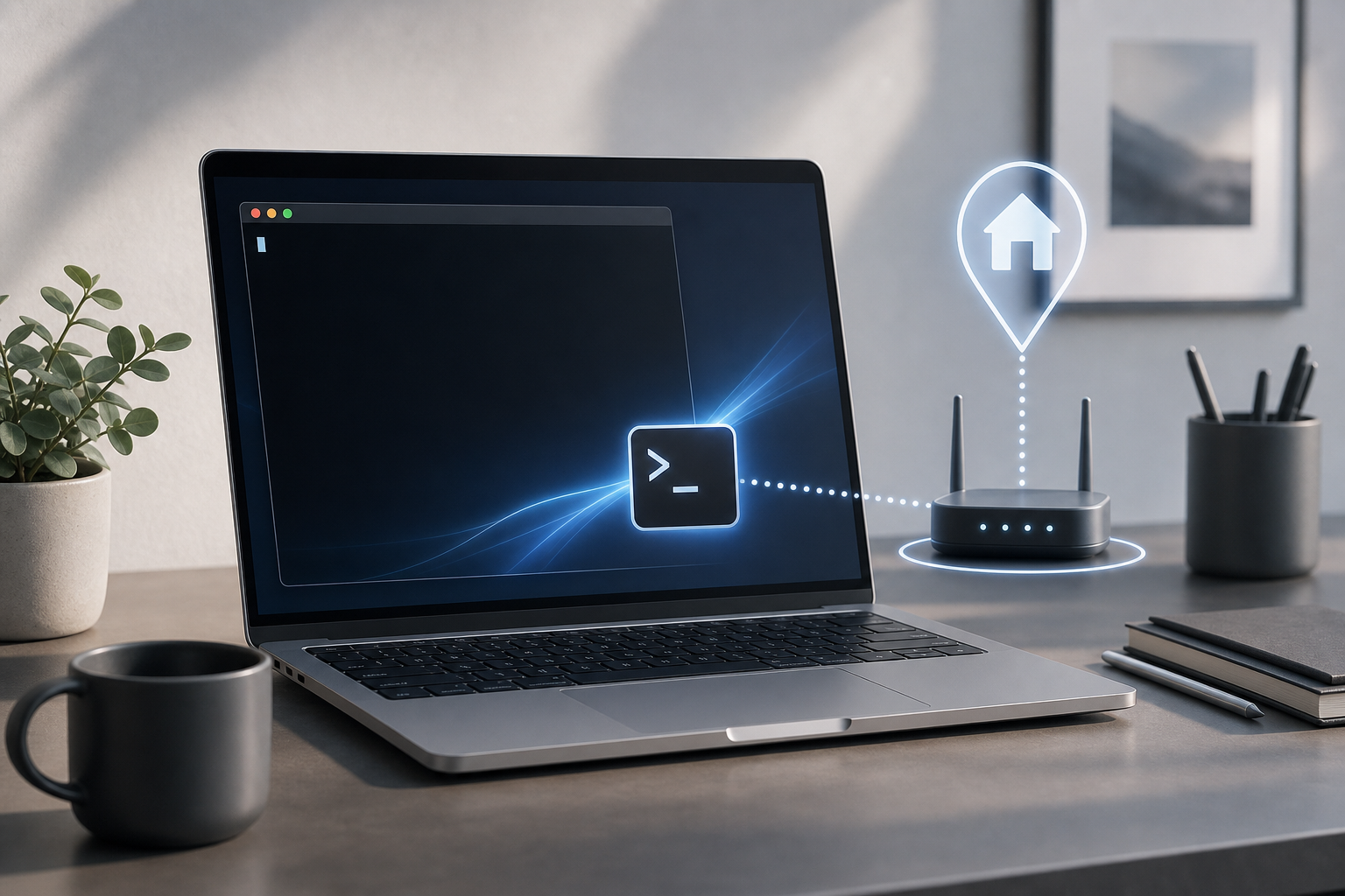 Illustration for How to Find Your Router and Default Gateway Using Terminal on a Mac
