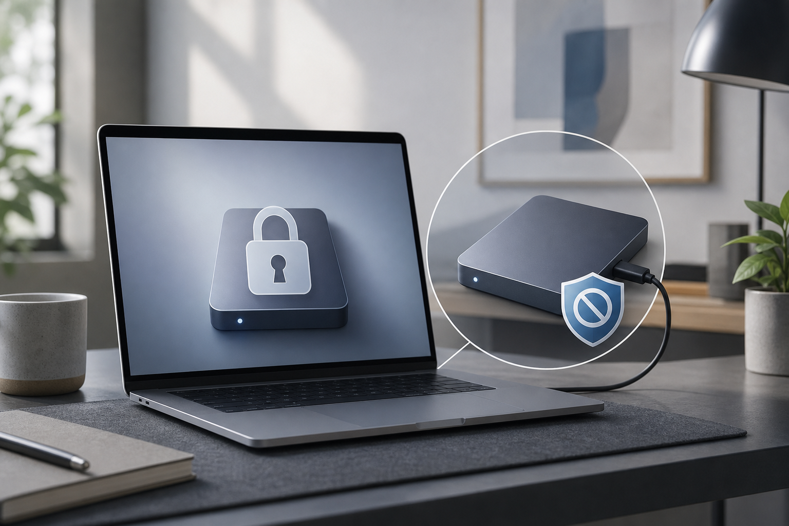 Illustration for How to Fix an External Drive That Is Read-Only on a Mac