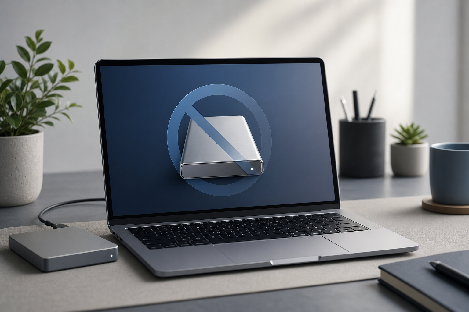 Illustration for How to Fix “Could Not Unmount Disk” Errors on a Mac