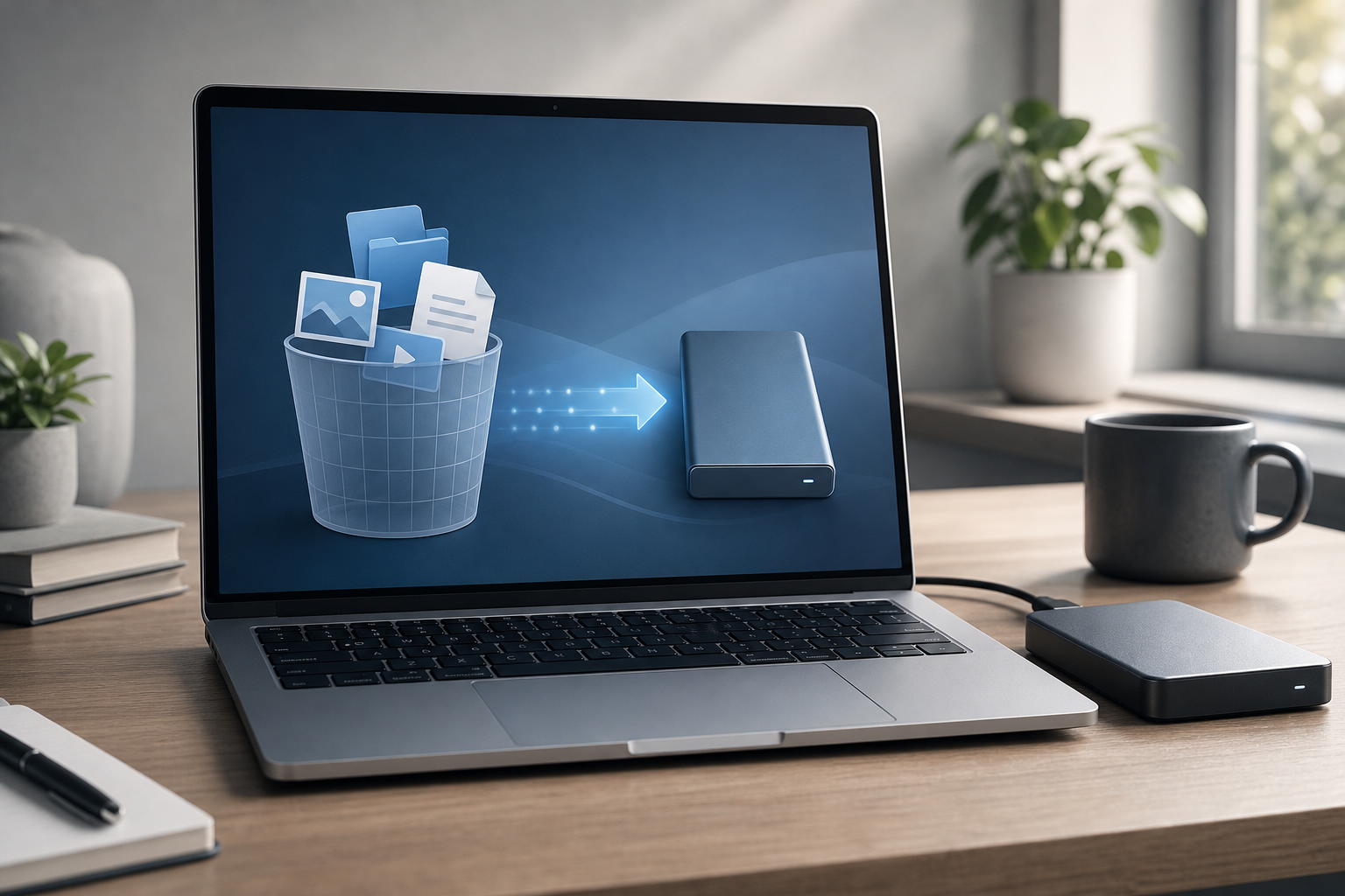 Illustration for How to Recover Deleted Files from an External Drive on a Mac